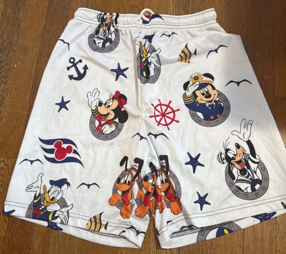 Disney Cruise Line Mickey Mouse & Friends Nautical Shorts - Picture 1 of 2